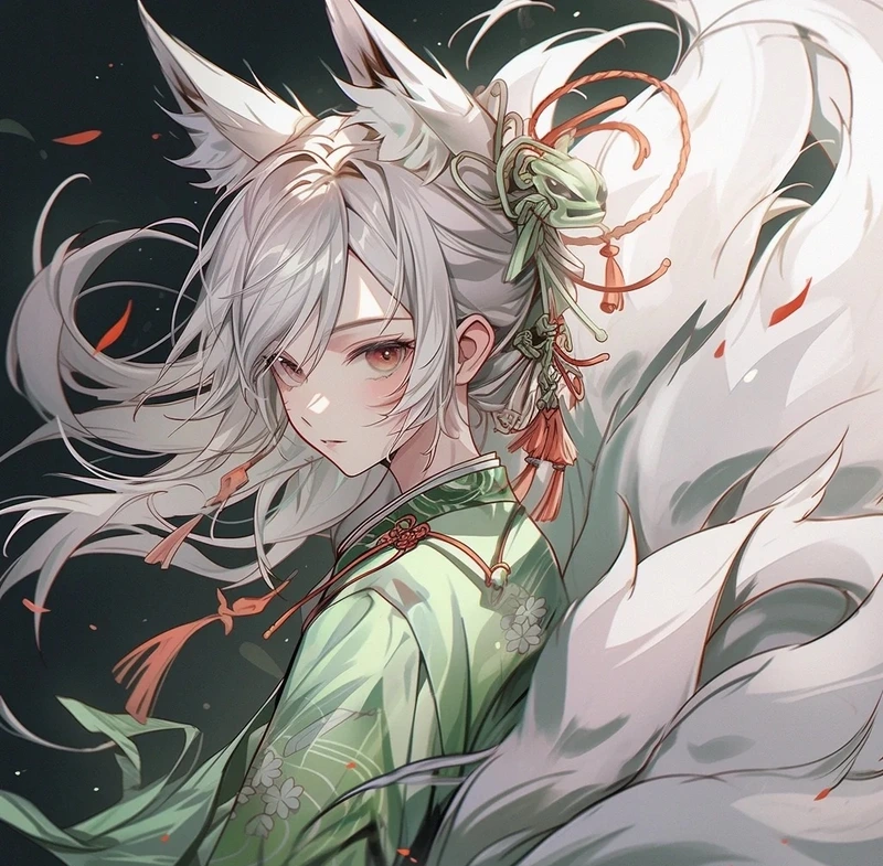 Hồ yêu chín đuôi cùng tạo hình anime đẹp mắt