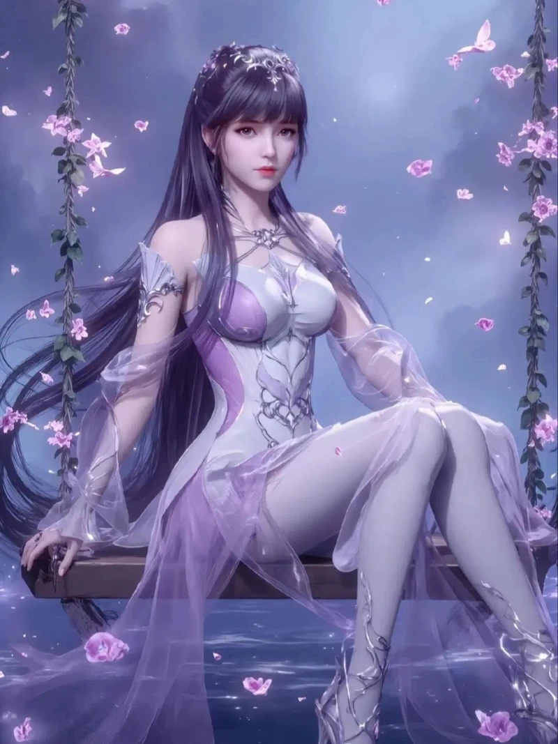 ảnh Tiểu Vũ nữ thần anime xinh đẹp