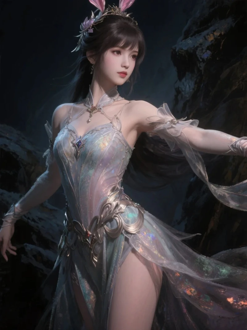 ảnh Tiểu Vũ xinh đẹp phong cách anime