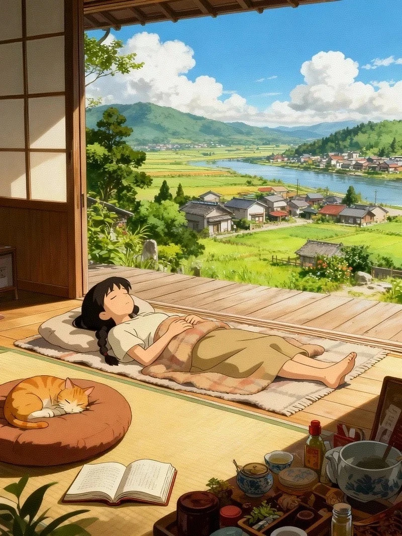 ảnh anime chill đậm chất Nhật Bản đầy thơ mộng
