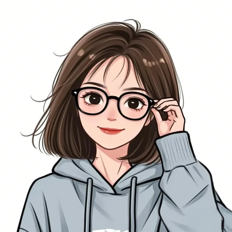 ảnh anime đeo kính làm avatar cực đẹp và ngầu