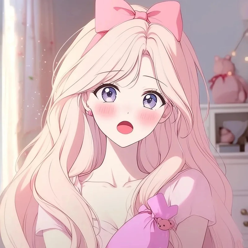 ảnh anime màu hồng chất lượng 4k siêu sắc nét