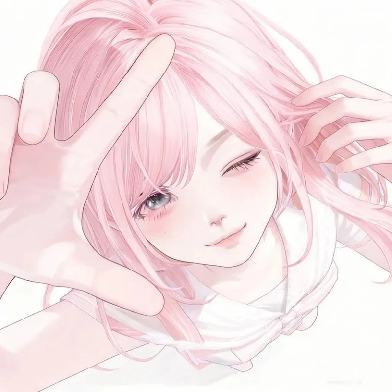 ảnh anime nữ tóc hồng trong thế giới phép thuật kỳ bí