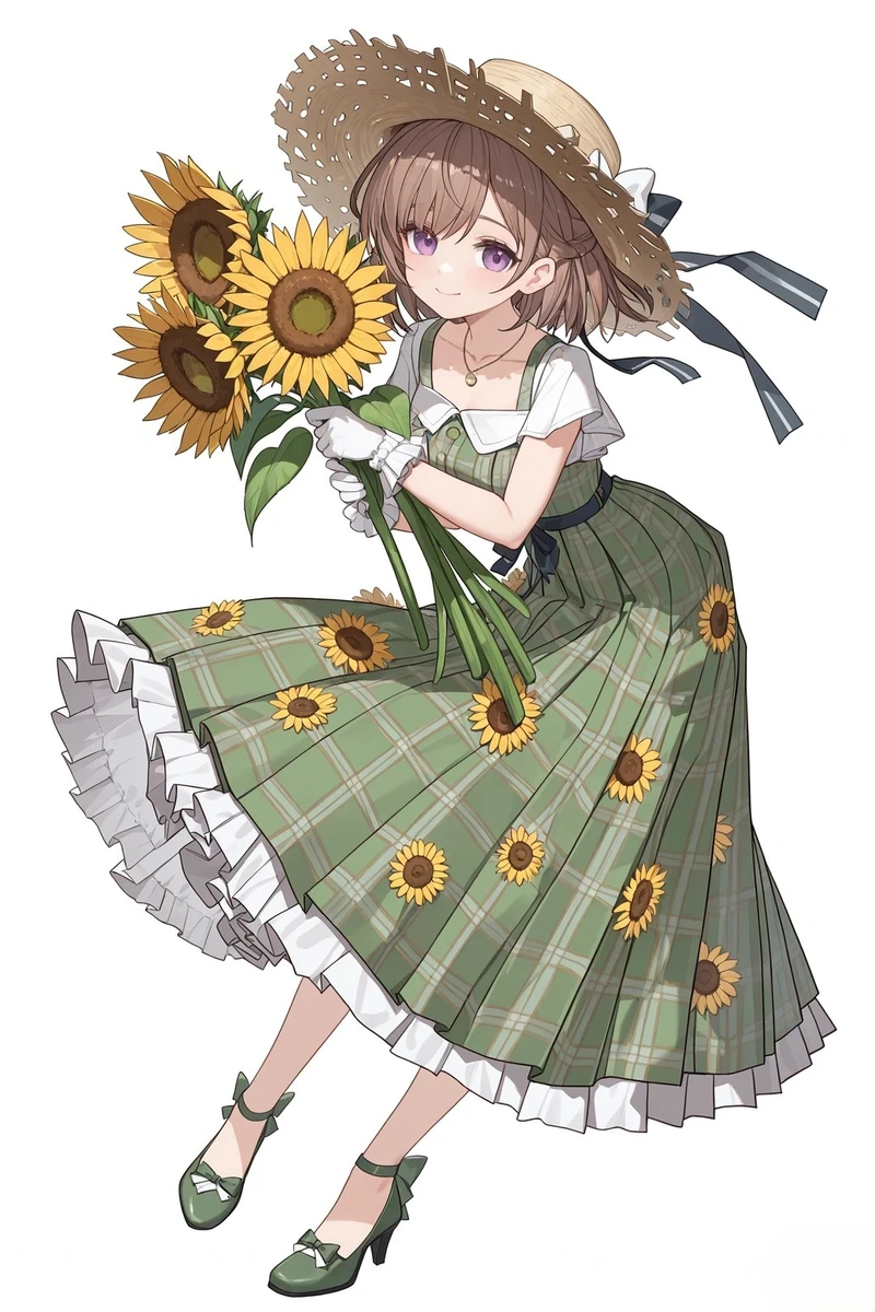 ảnh hoa hướng dương anime tươi tắn rạng rỡ