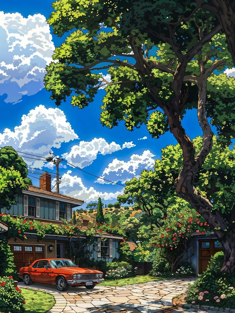 ảnh thiên nhiên anime 4k chất lượng nét cao