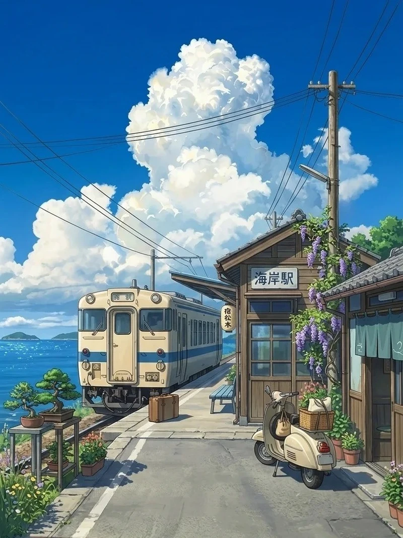 ảnh thiên nhiên anime 4k đẹp
