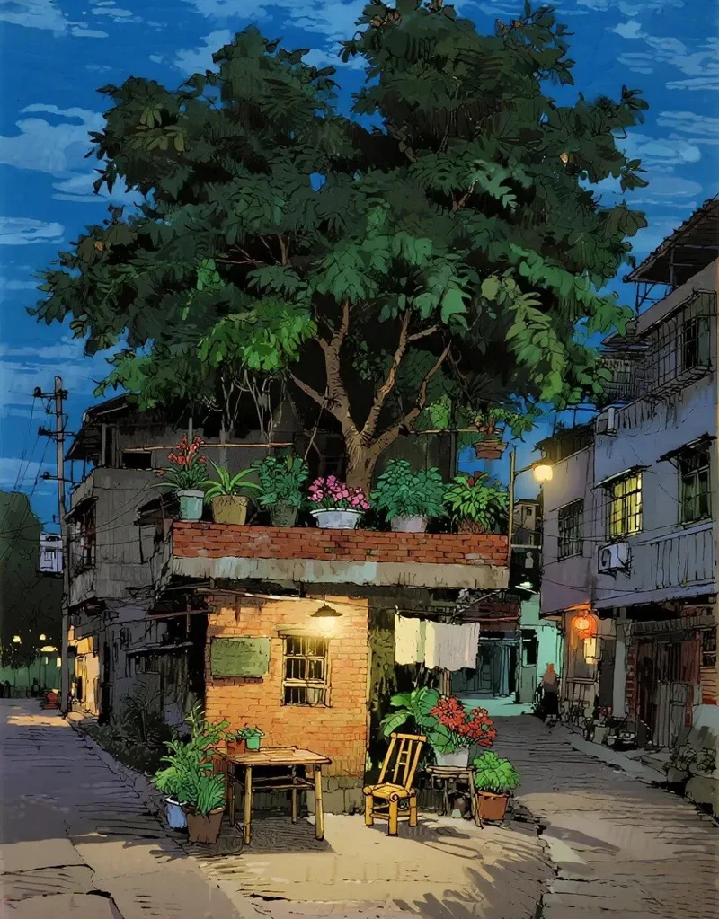 ảnh thiên nhiên anime 4k phong cách anime