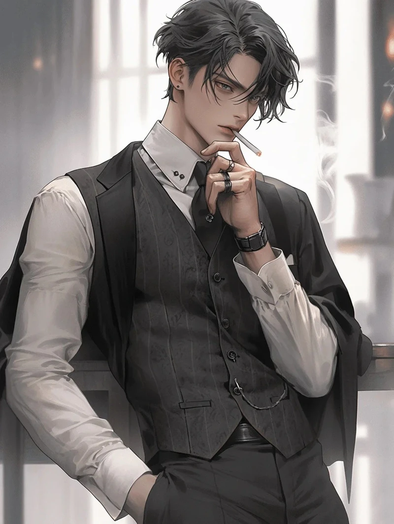 ảnh tổng tài anime đẹp cuốn hút phong cách hiện đại