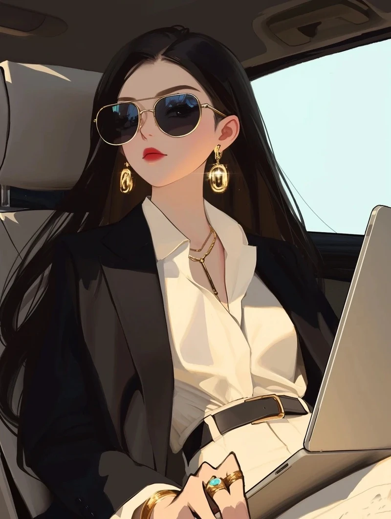 ảnh tổng tài anime đẹp trai với ánh mắt lạnh lùng