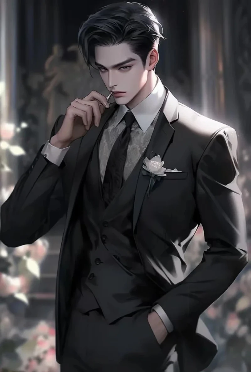 ảnh tổng tài anime phong cách lãnh đạo thành công