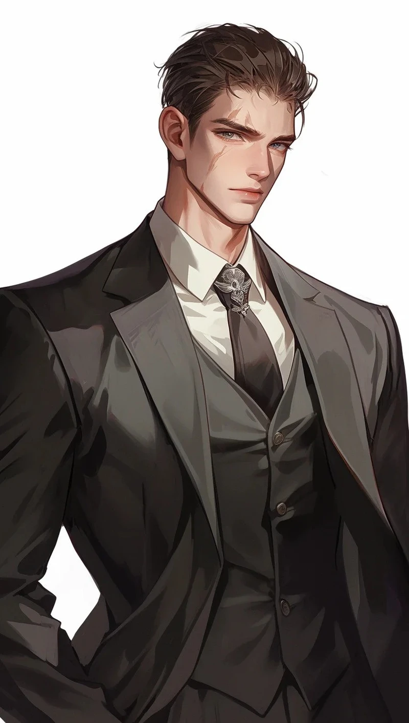 ảnh tổng tài anime sang chảnh phong cách doanh nhân