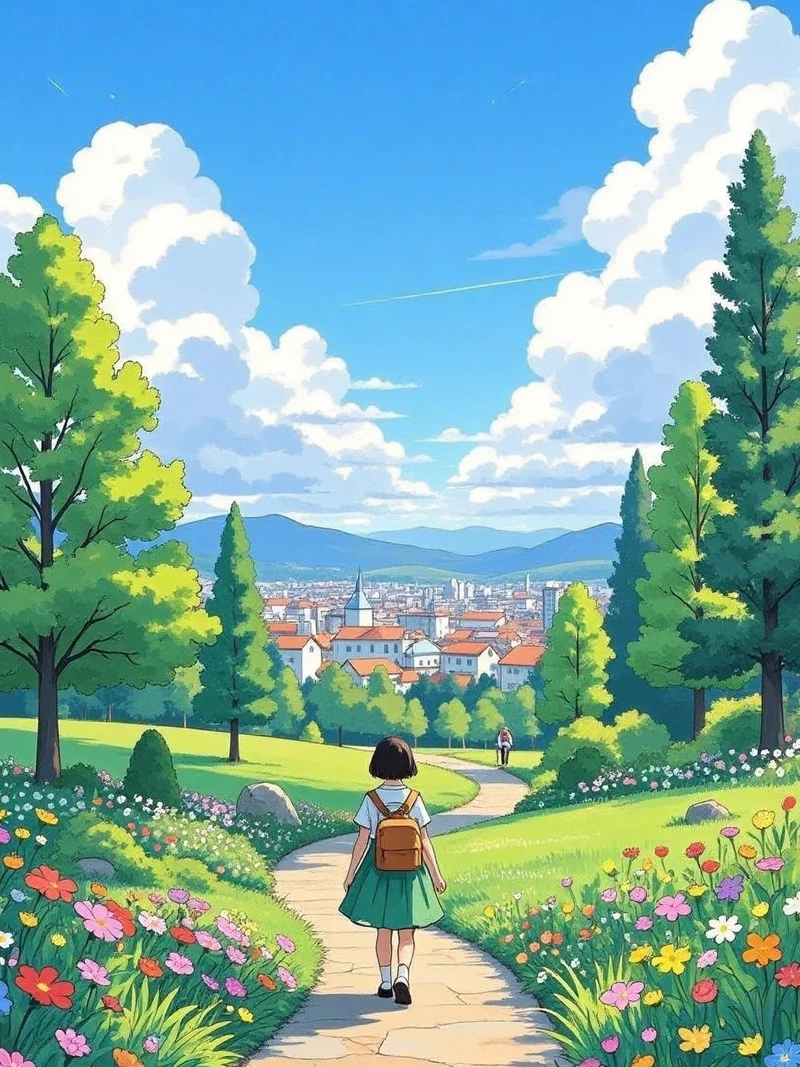 anime 4k ảnh thiên nhiên sắc nét
