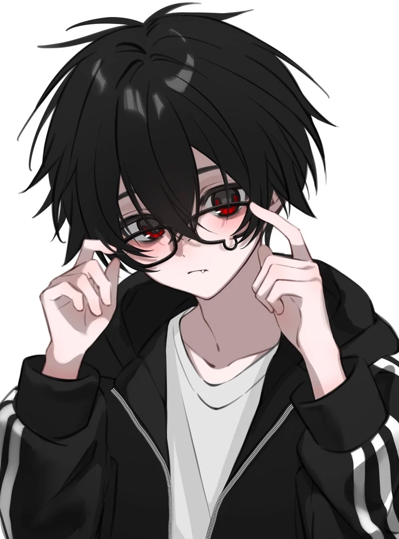 anime ảnh đeo kính nam đẹp trai lạnh lùng
