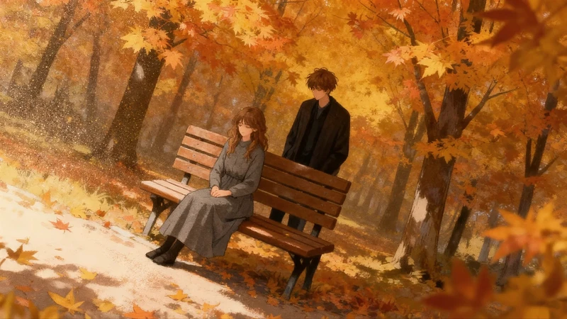anime ảnh hoàng hôn trong thành phố