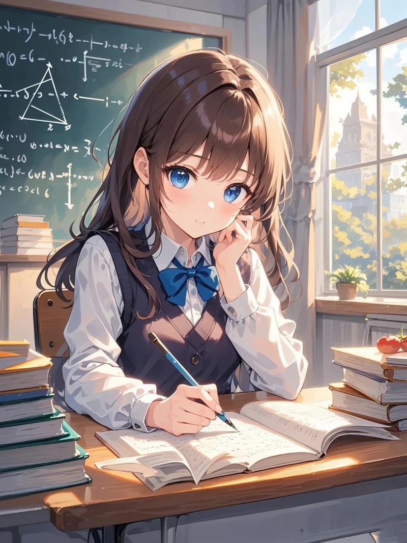 anime ảnh học sinh đẹp mắt