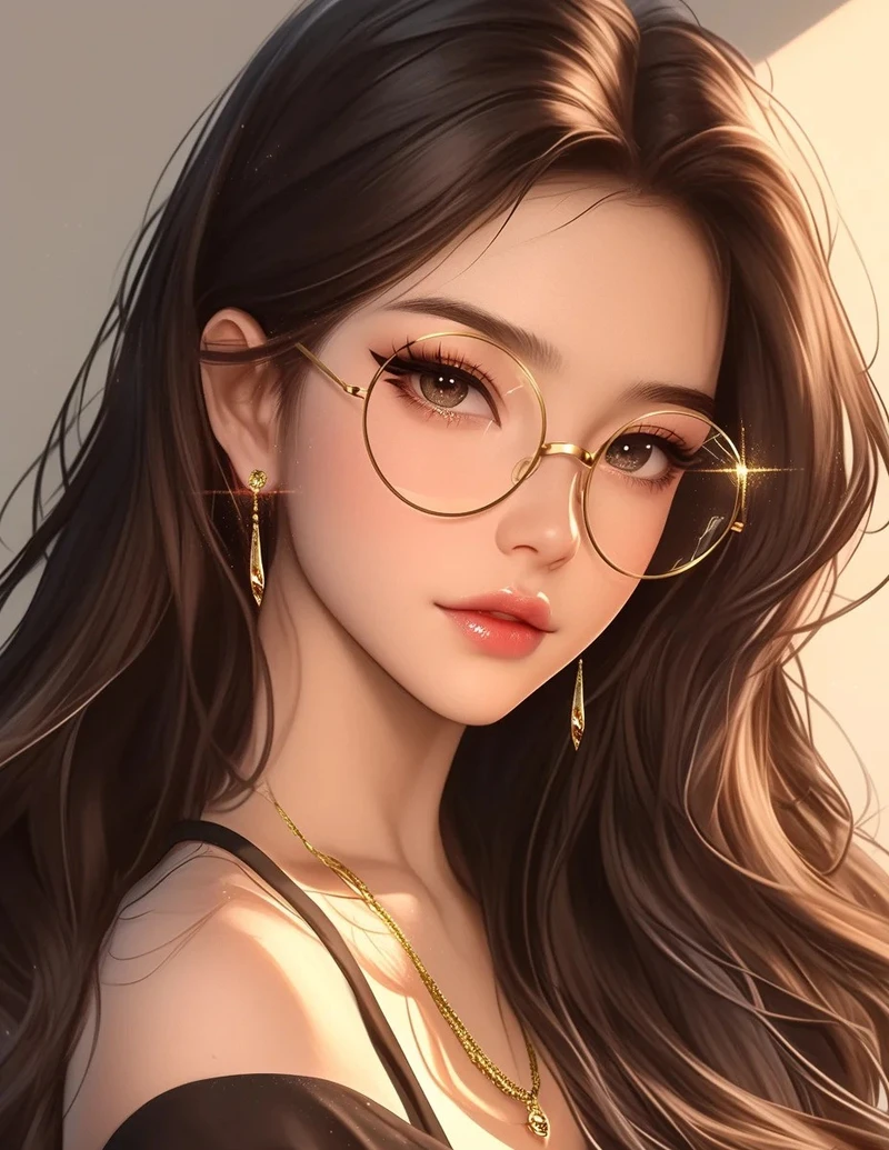 anime đeo kính ảnh đẹp dành cho fan anime