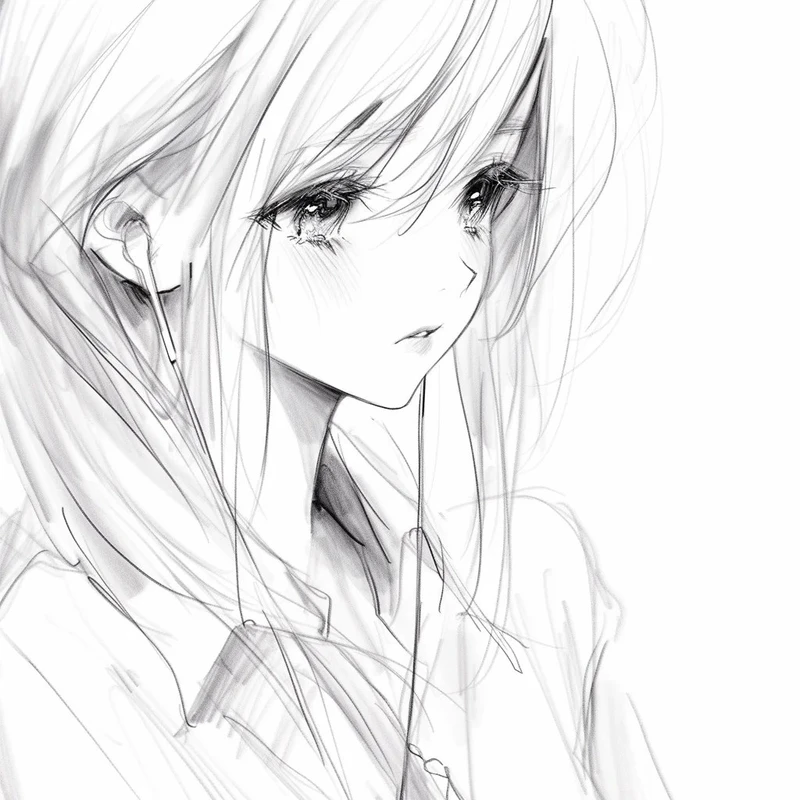 anime không màu ảnh đẹp mang nét huyền bí