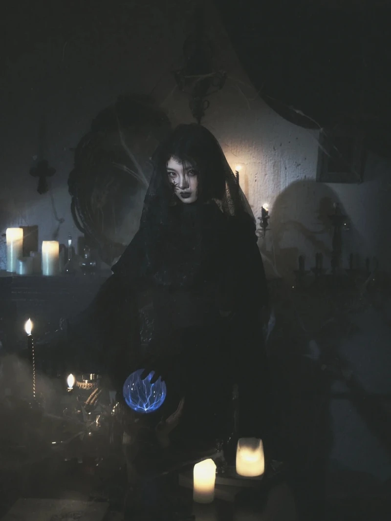 bộ trang phục cosplay phù thủy độc đáo