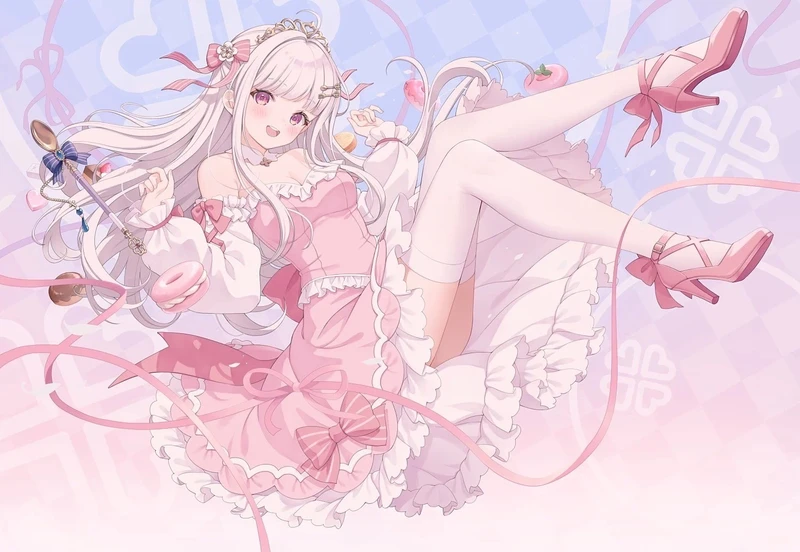 dễ thương ảnh anime màu hồng cho avatar cá nhân