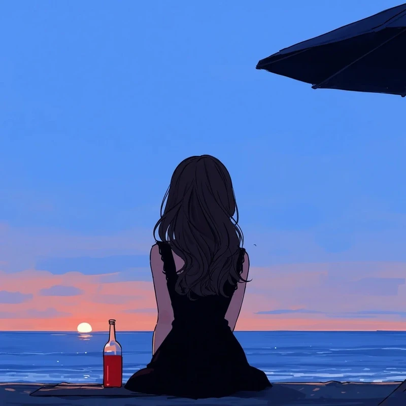 hình biển anime đẹp cho người yêu thiên nhiên và anime