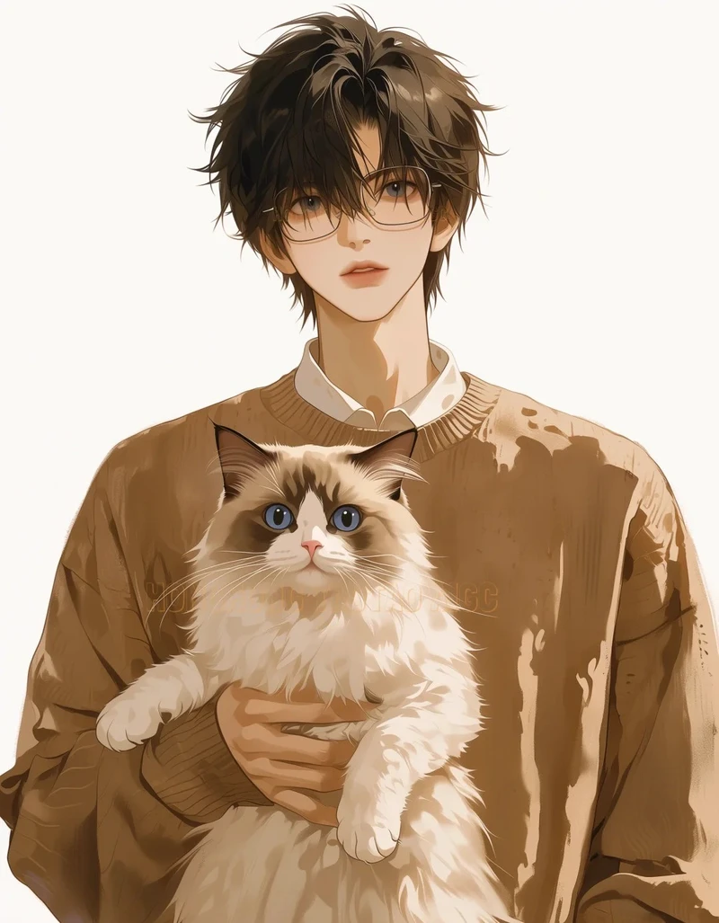 hình nền chất lượng cao ảnh anime đeo kính