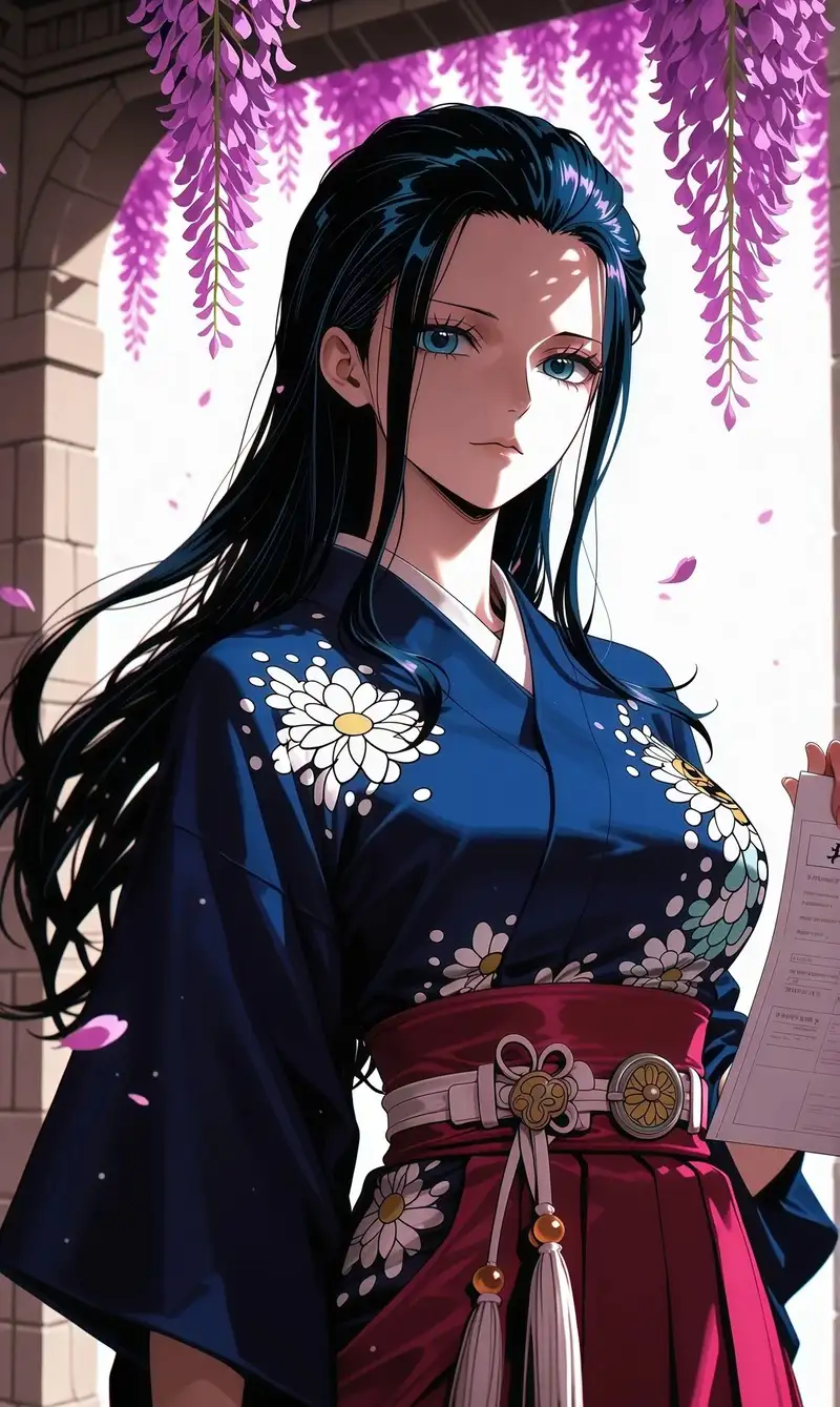 ảnh Nico Robin phong cách mạnh mẽ