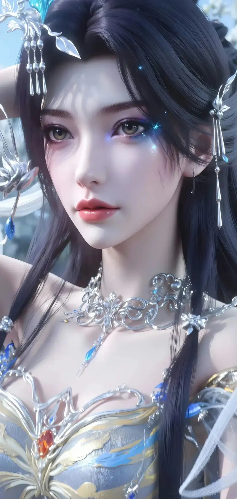 ảnh Vân Vọng Thư sexy hiện đại