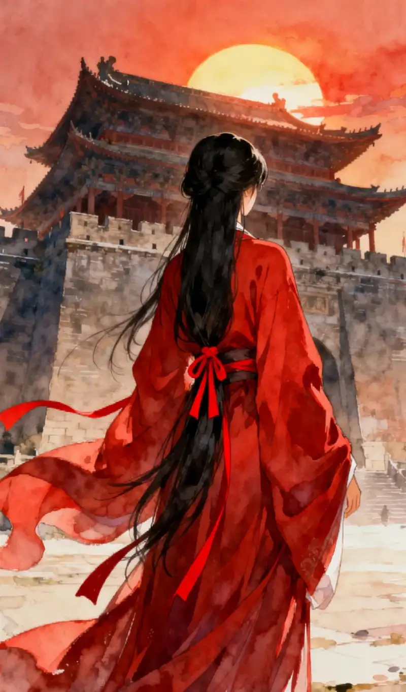 ảnh anime cổ trang mang màu sắc huyền bí