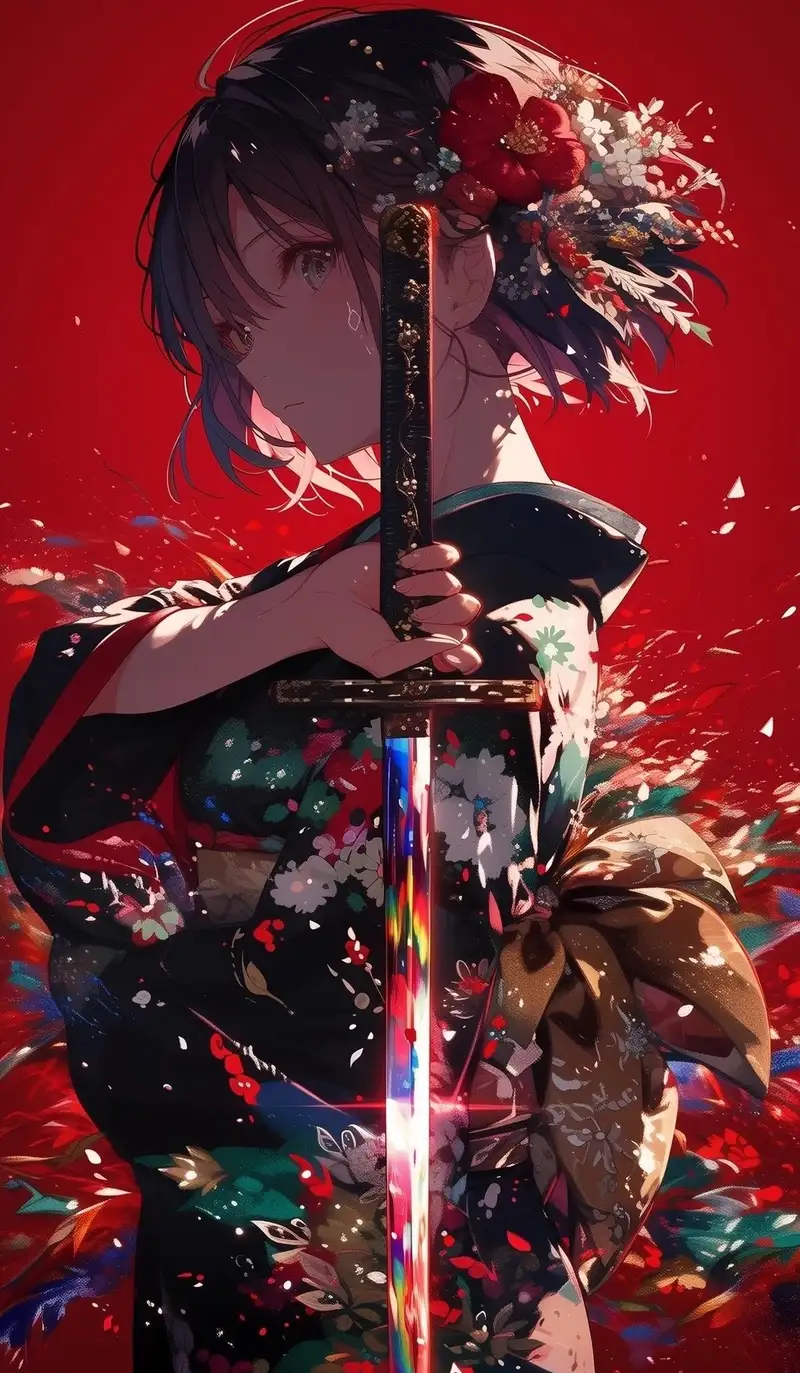 ảnh anime cổ trang nghệ thuật