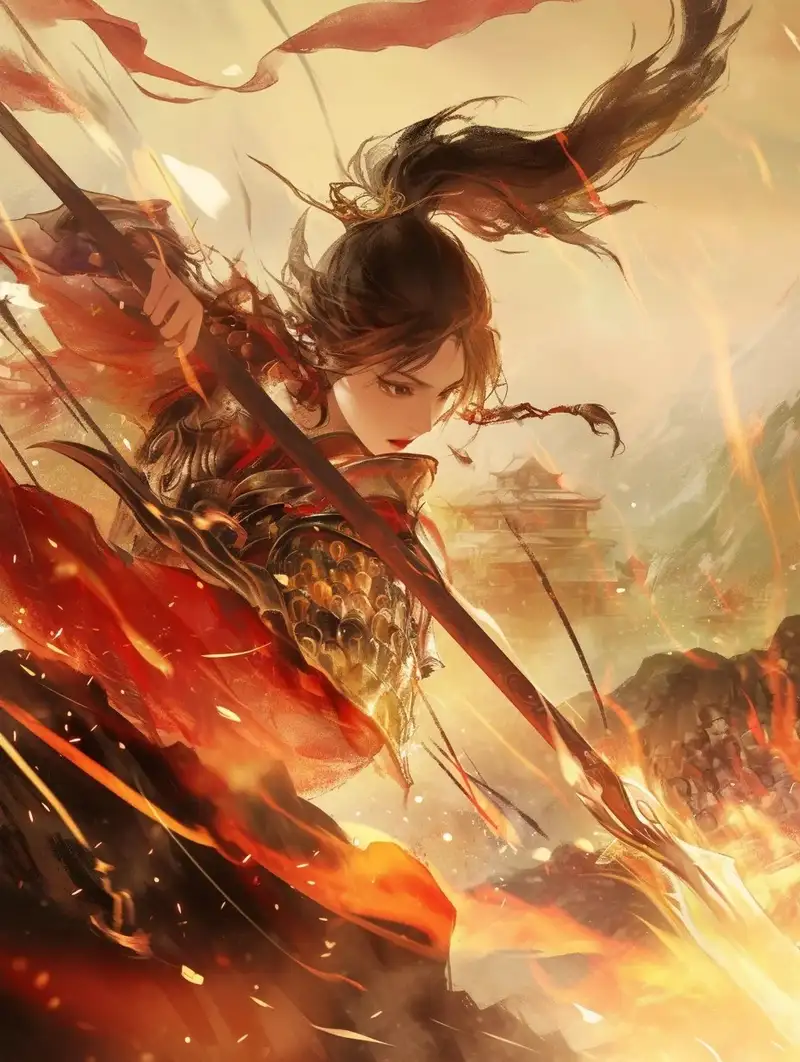 ảnh anime cổ trang nhân vật nữ