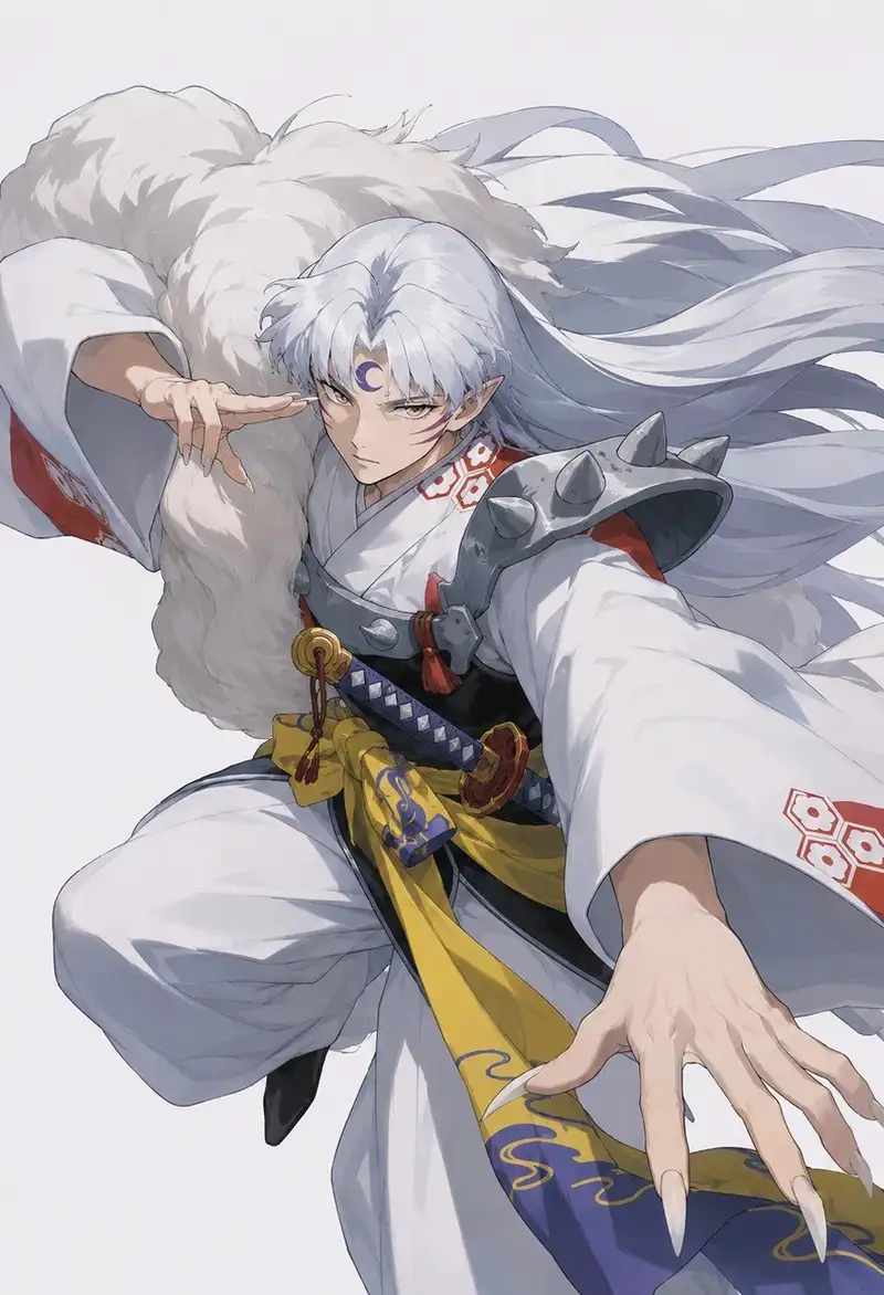 ảnh anime cổ trang với tạo hình ấn tượng