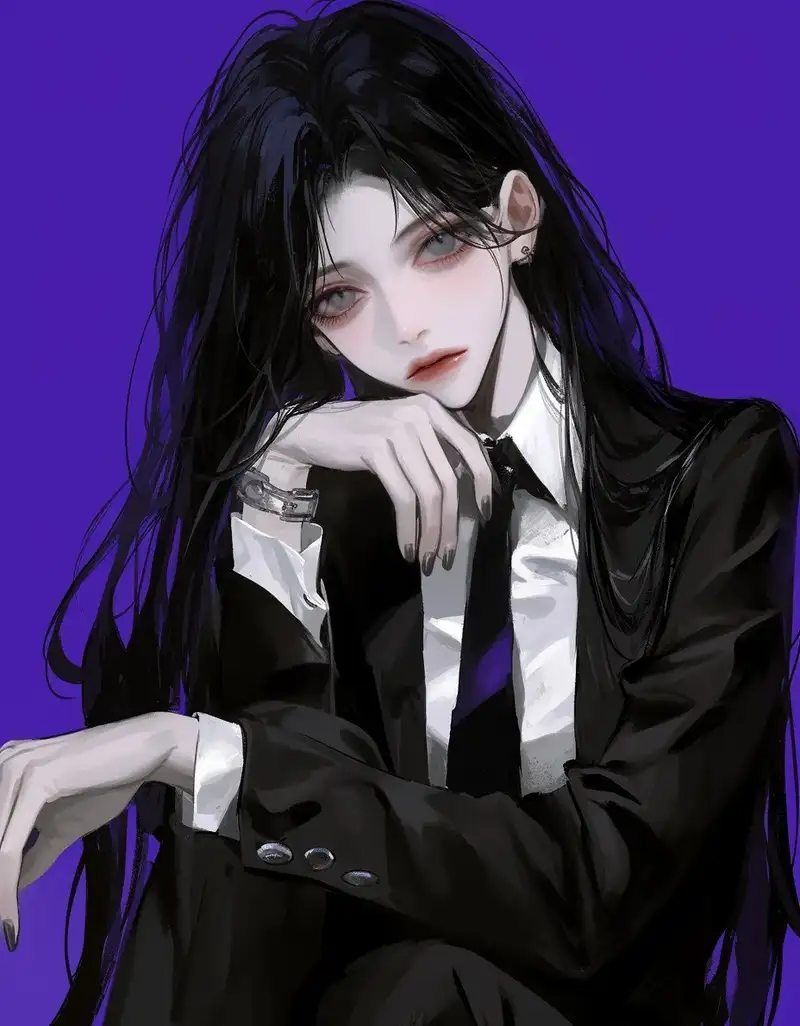 ảnh anime màu tím đẹp sắc nét