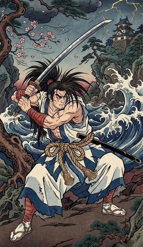 ảnh anime nam cổ trang làm hình nền