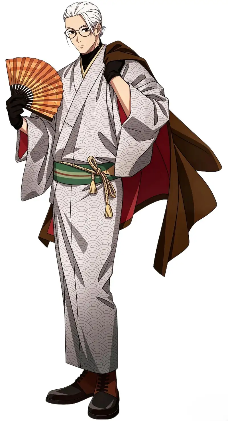 ảnh anime nam cổ trang tóc dài