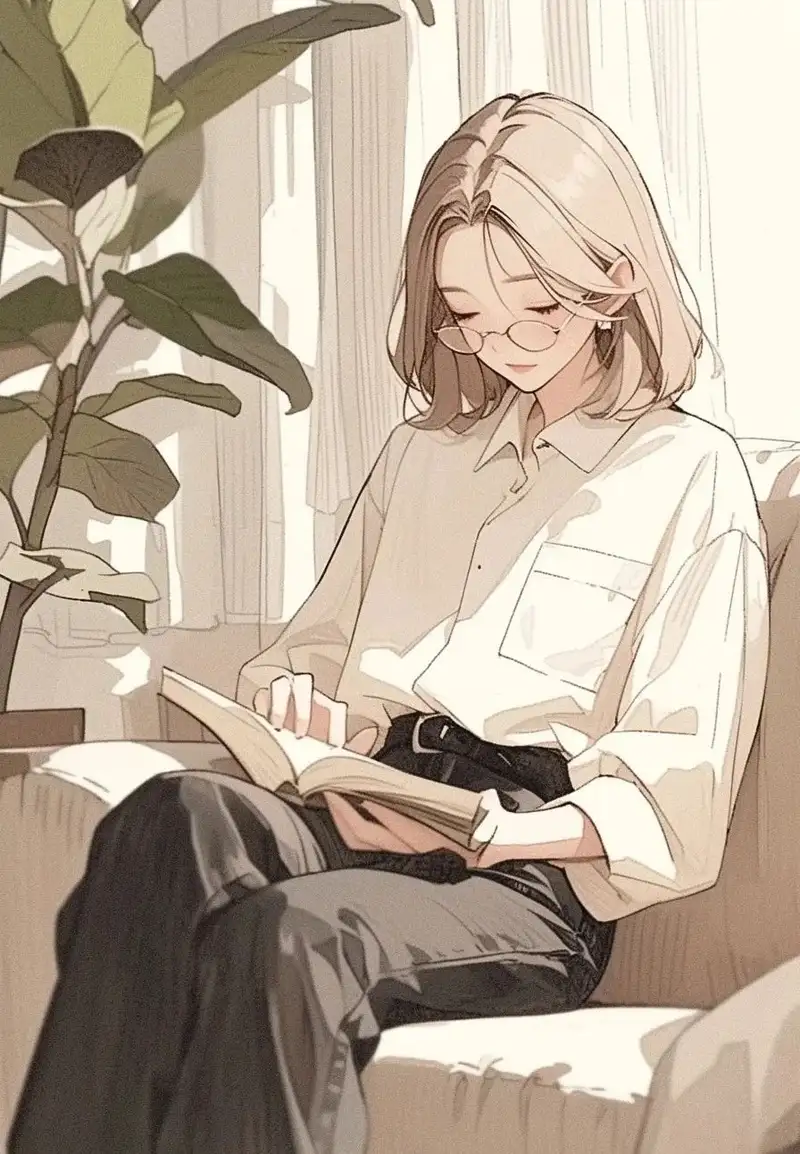 ảnh anime nữ tóc ngắn đẹp 4K