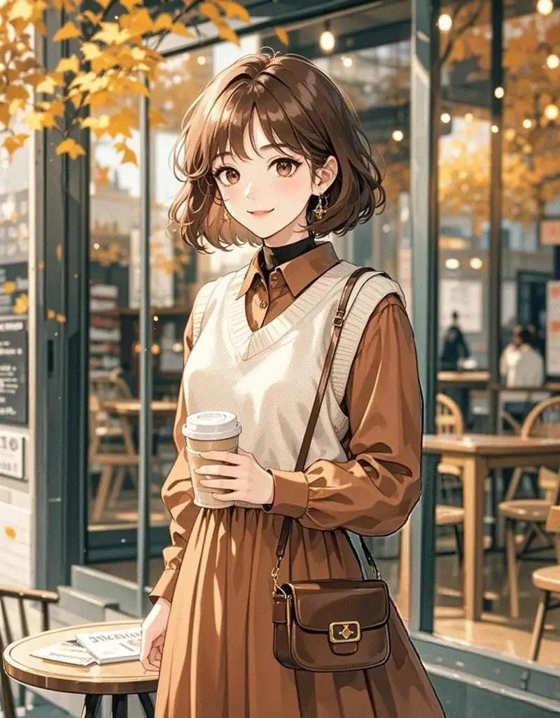 ảnh anime nữ tóc ngắn nghệ thuật