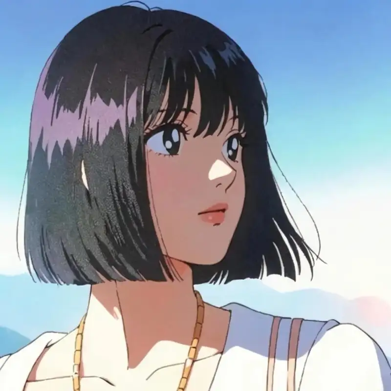 ảnh anime nữ tóc ngắn phong cách Nhật Bản