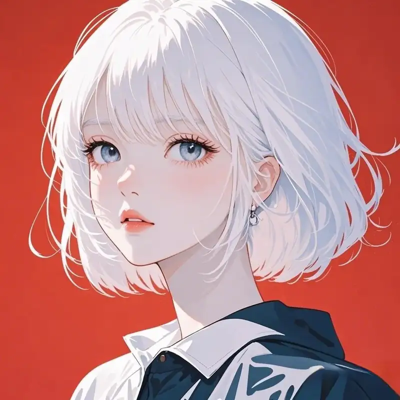 ảnh anime nữ tóc ngắn phong cách học đường