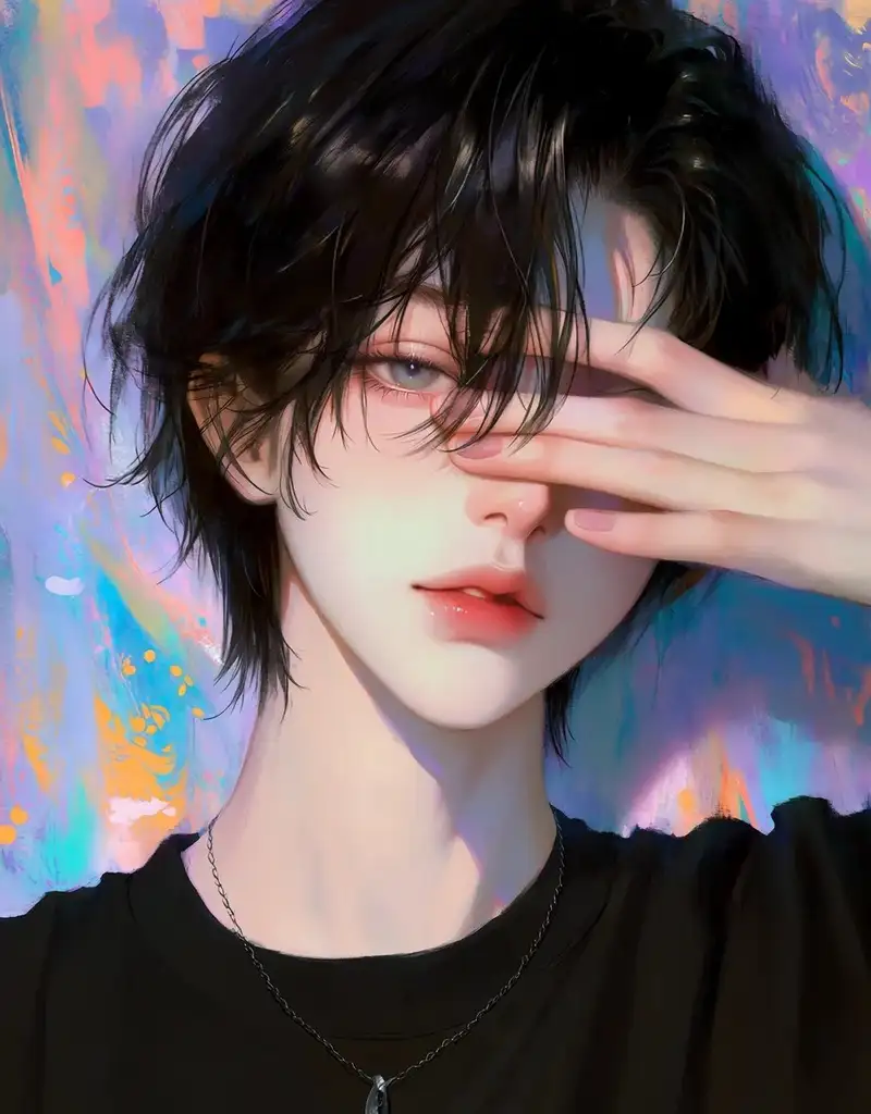 ảnh anime nữ tóc ngắn tóc hồng