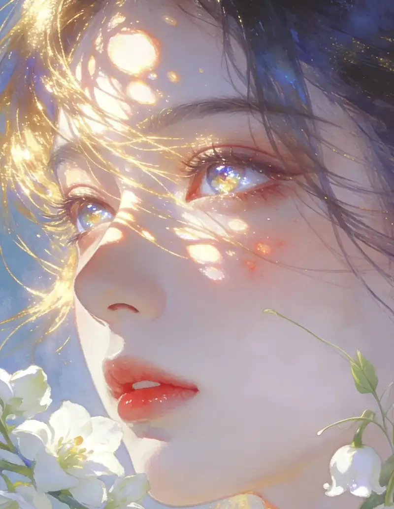 ảnh anime sáng với màu sắc tươi mới
