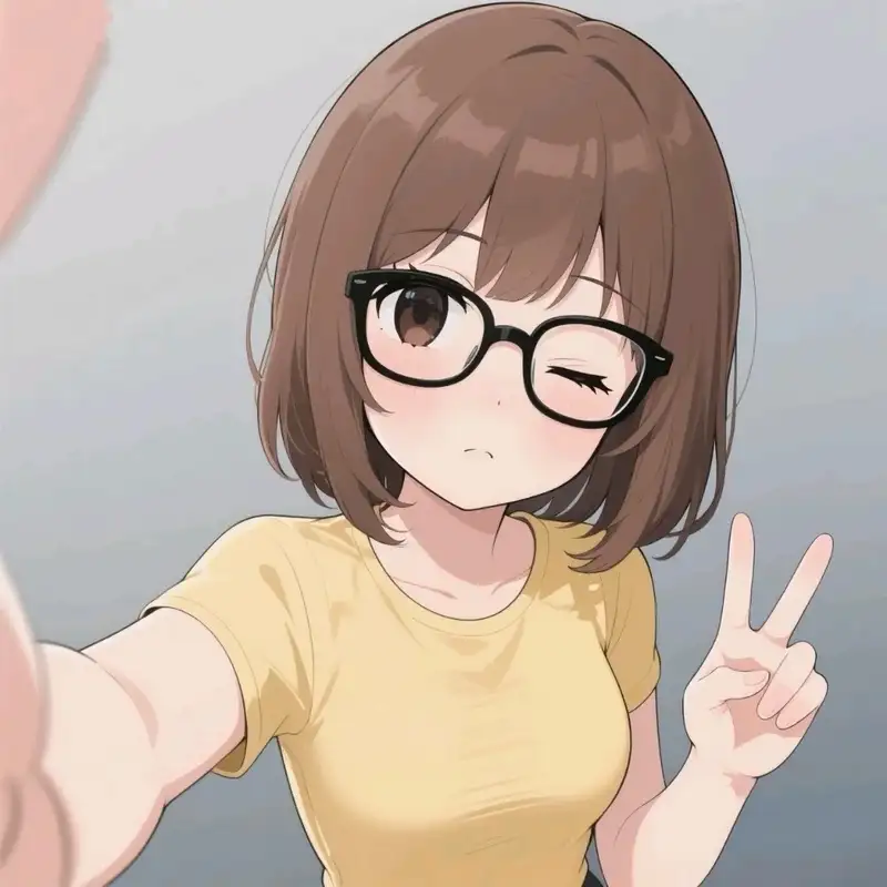 anime ảnh nữ tóc ngắn đáng yêu