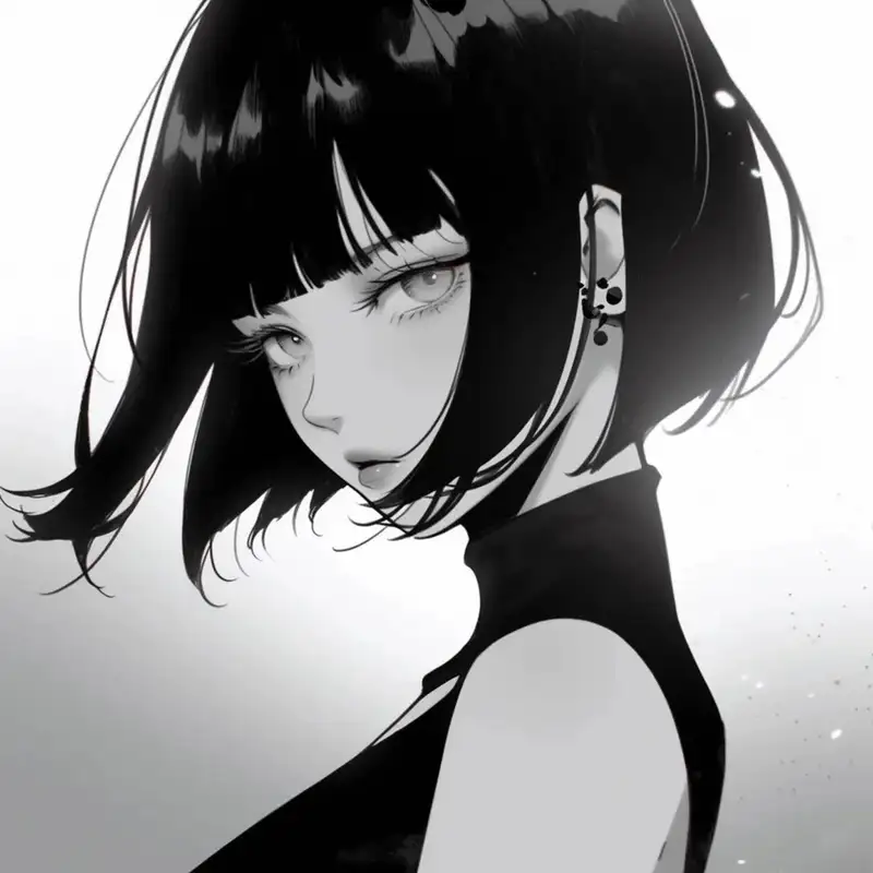 anime nữ tóc ngắn ảnh chất lượng cao