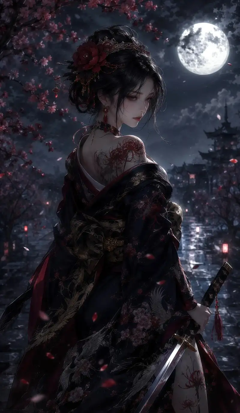 hình ảnh anime cổ trang ấn tượng