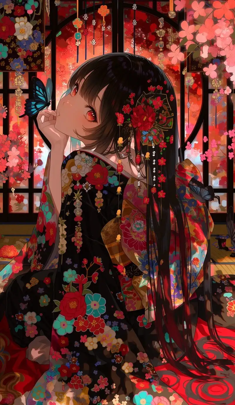hình ảnh anime cổ trang đẹp và nghệ thuật