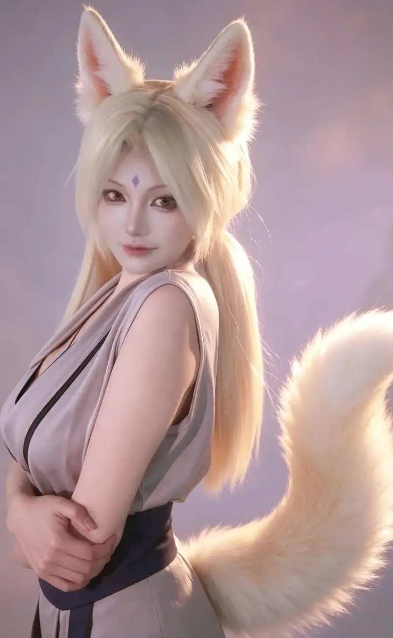 ảnh cosplay Tsunade nữ xinh với tạo hình cuốn hút