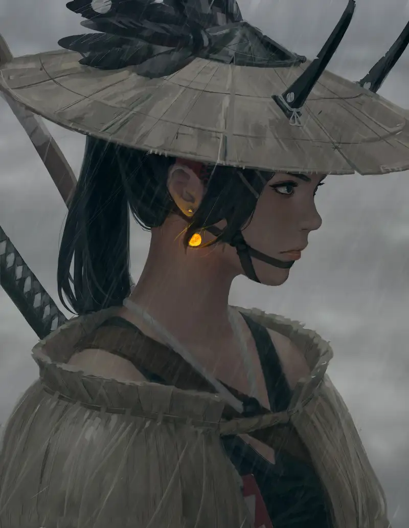 hình ảnh mưa anime buồn mang vẻ đẹp cô độc