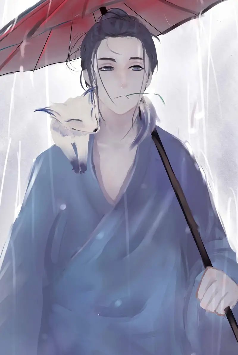 mưa rơi ảnh anime buồn mang cảm giác sâu lắng