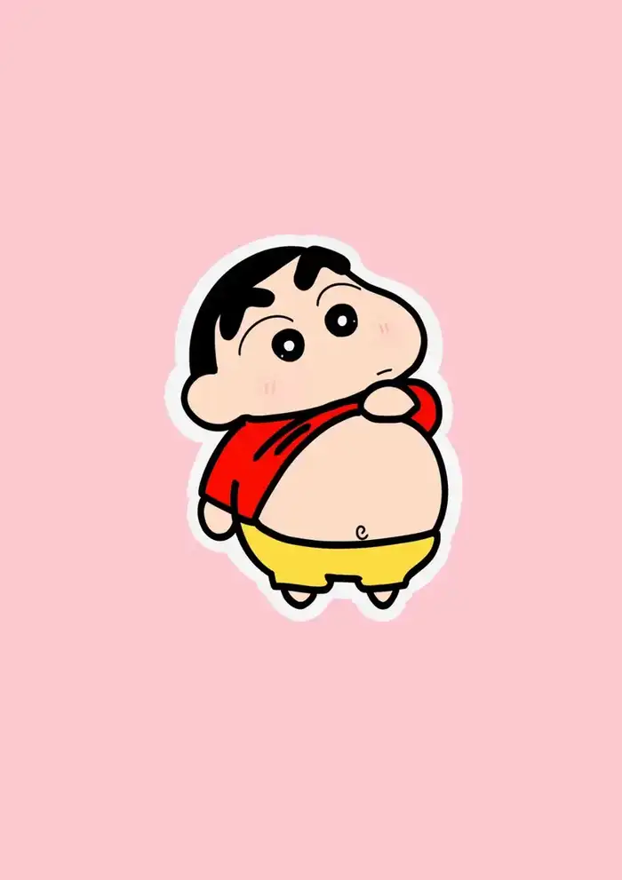 nhãn dán Shin cute dễ thương với phong cách hoạt hình