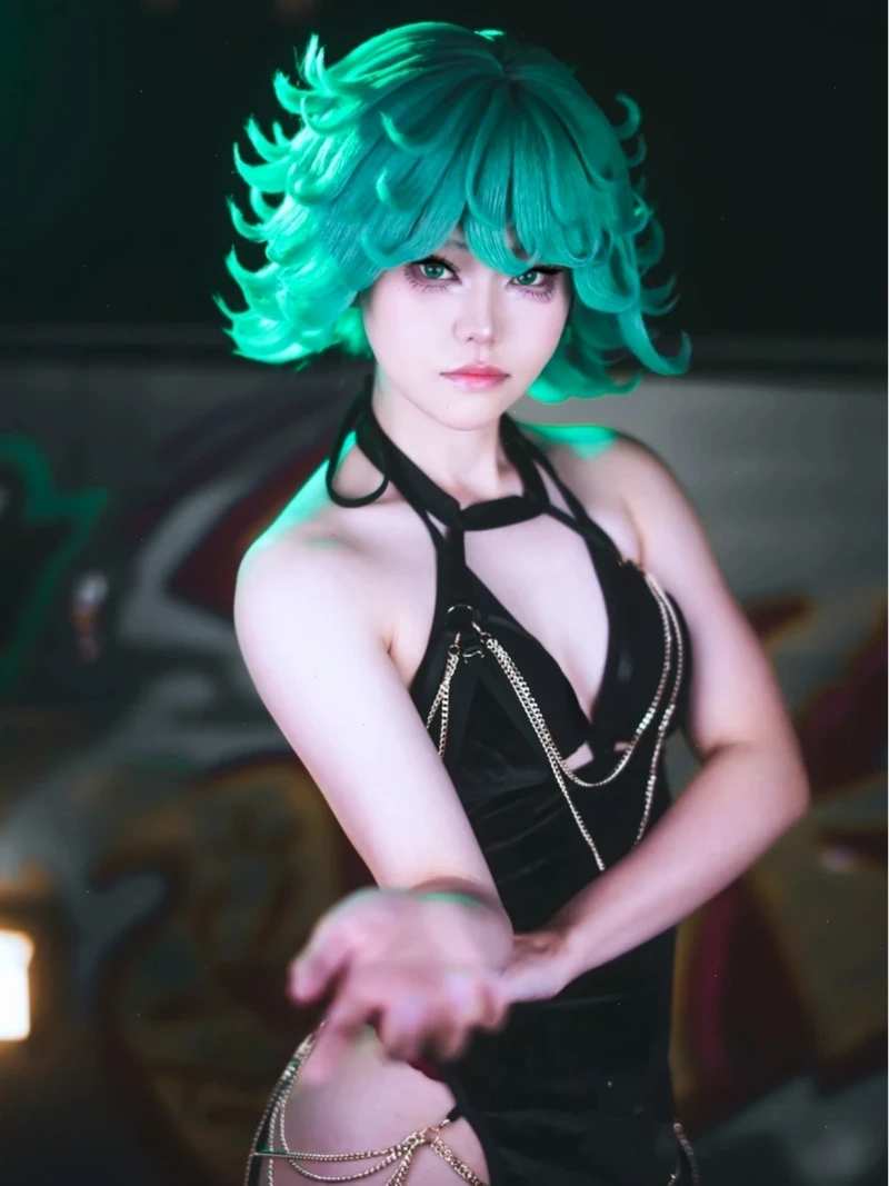 Hình cosplay Tatsumaki xinh xắn cuốn hút