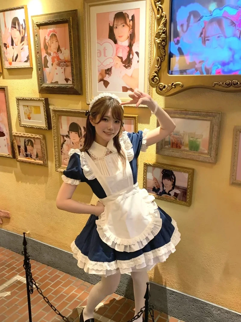 Hình hầu gái cosplay trong sáng đáng yêu